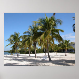 Pôster Praia de Islamorada Florida