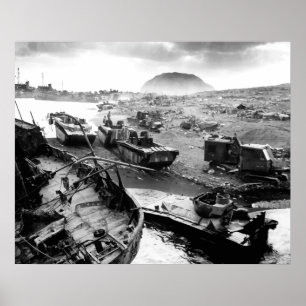 Pôster Praia de Iwo Jima