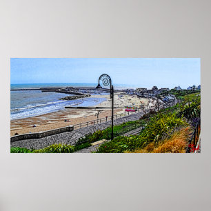 Pôster Praia de Lyme Regis e o Cobb