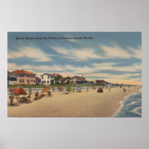 Poster Praia de Netuno, FL - ideia de casas da parte