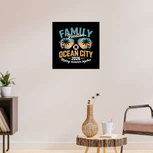 Poster Praia de Ocean City