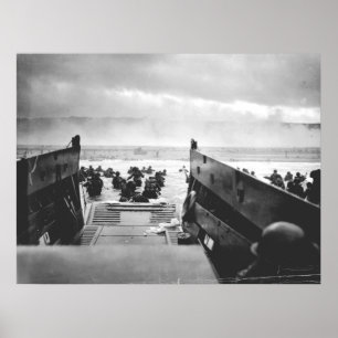 Pôster Praia de Omaha, Normandy, dia D 1944