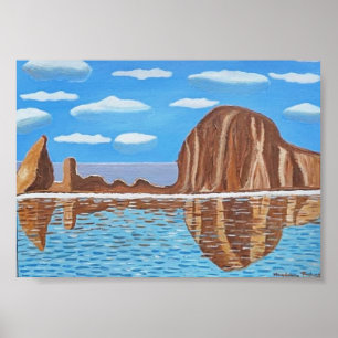 Poster Praia de Oregon Cannon