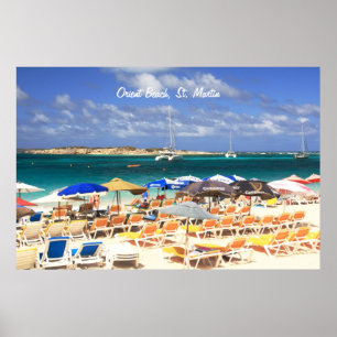 Pôster Praia de Oriente, St Martin