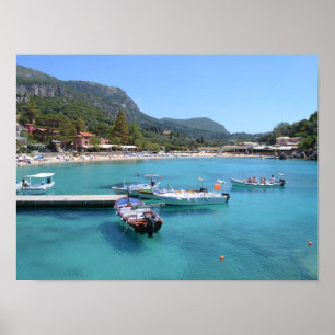 Pôster Praia de Paleokastritsa, Corfu