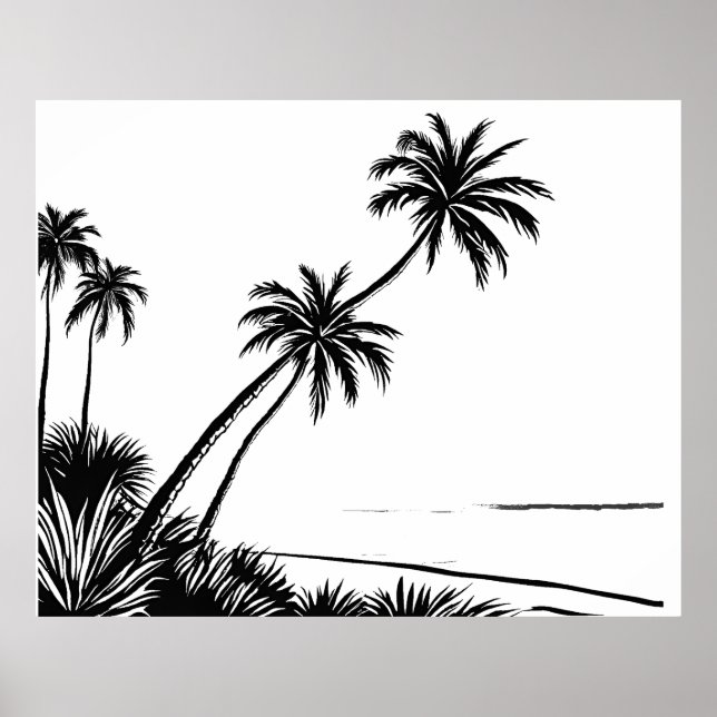 Poster Praia de Palm Beach (Frente)