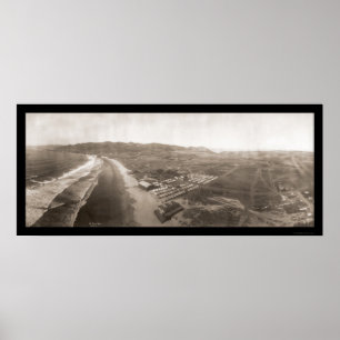 Pôster Praia de Pismo, foto 1906 de CA