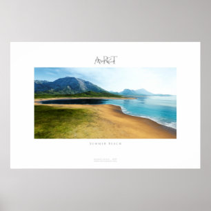 Poster praia de verão