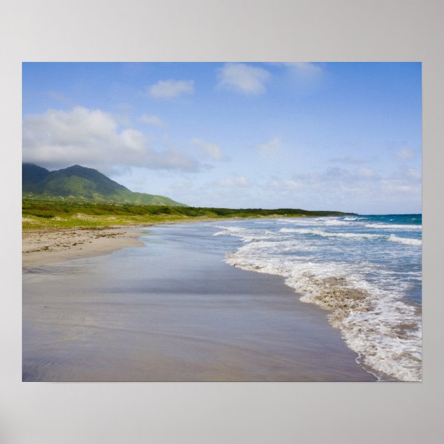 Pôster Praia de Windward, Nevis (Frente)