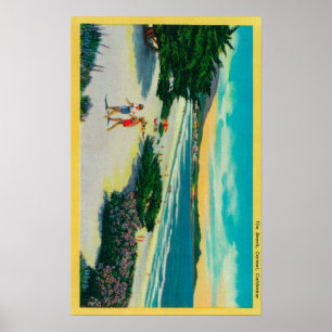 Poster Praia do oceano em Carmel, CACarmel, CA