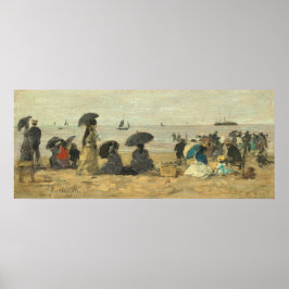 Poster Praia - Eugène Boudin Fine Art