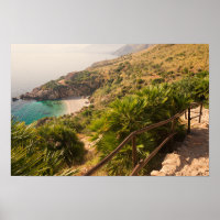 praia isolada em Lo Zingaro, Sicília