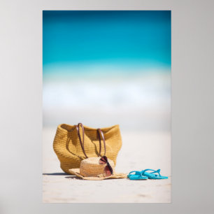 Poster praia oceânica