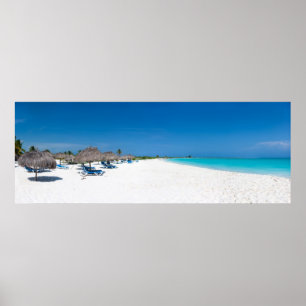Pôster praia oceânica