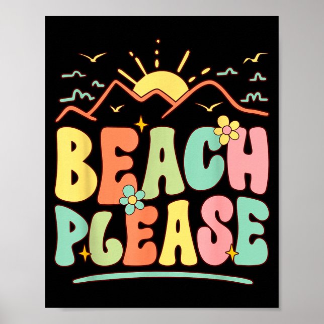 Poster Praia por favor  (Frente)
