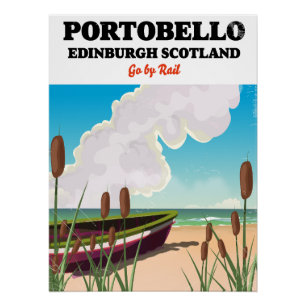 Pôster Praia Portobello Edimburgo