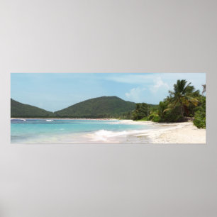 Poster Praia Puerto Rico do Flamenco de Culebra