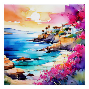 Pôster "Praia Secluída"