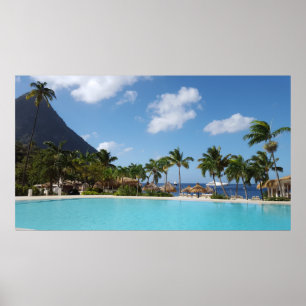 Poster Praia St Lucia do açúcar