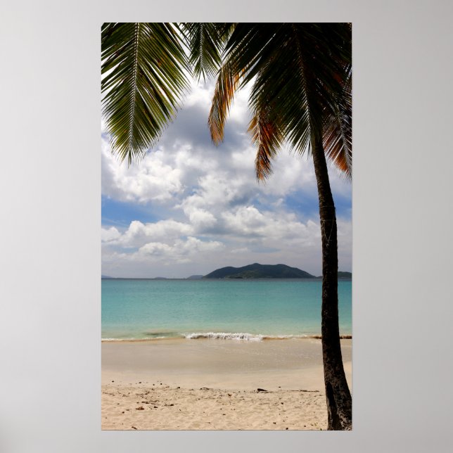 Poster Praia Tropical (Frente)