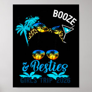 Poster Praias bebida amigas viagem de meninas 2026 florid