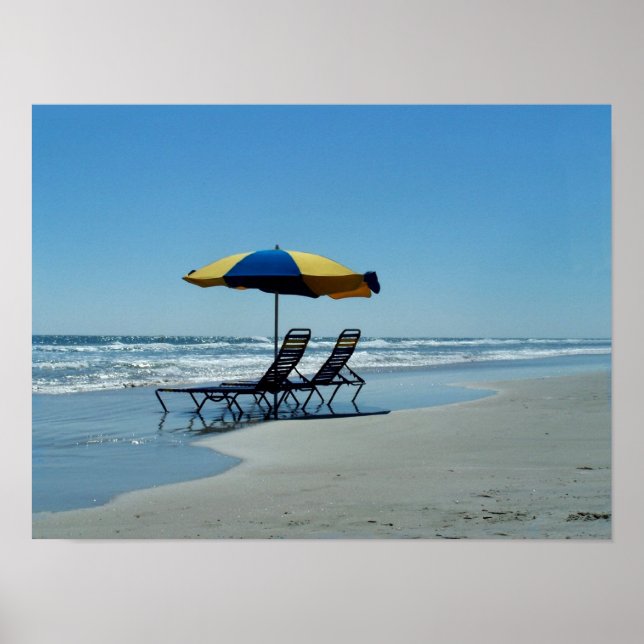 Poster Praias na praia de Daytona (Frente)