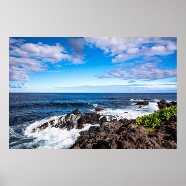 Poster Praias Tropicais | Parque Nacional de Haleakala Ma (Frente)