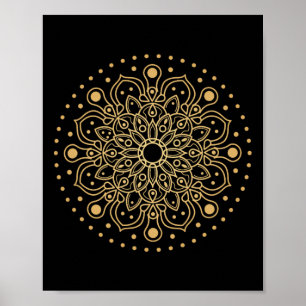 Poster Prana Arte Yoga Mandala Geometria de Energia Sagra