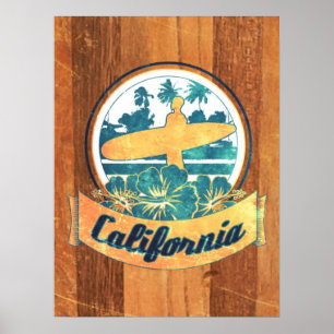 Poster Prancha de Califórnia