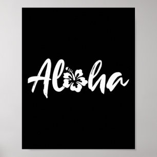 Poster prancha de surf Aloha