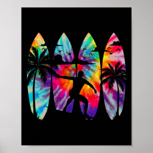Poster Pranchista Prancha Vintage Surfismo Praia Verão Su
