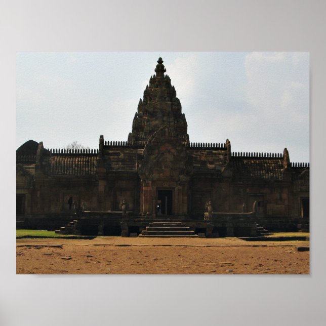 Pôster Prasat Hin Phanom Rung, Buriram, Isaan, Tailândia (Frente)
