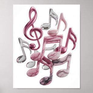 Poster Prata Limpa MÚSICA EM MOVIMENTO Motivo Artístico
