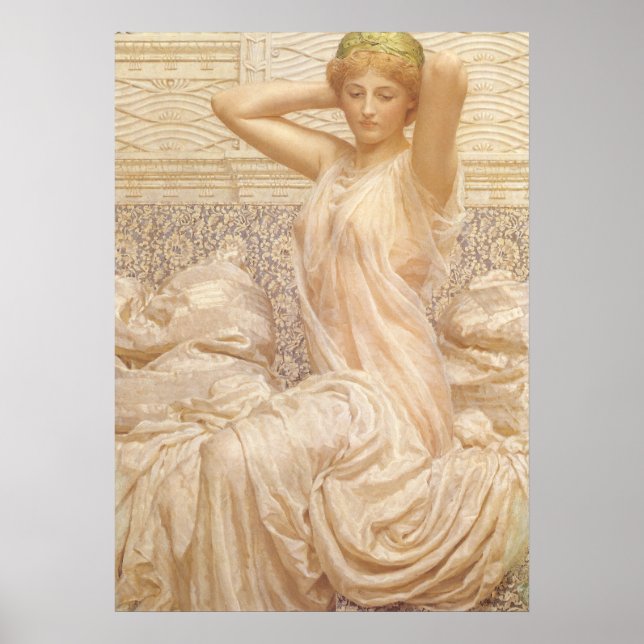 Poster Prata por Albert Joseph Moore, Bela Arte Vitoriana (Frente)