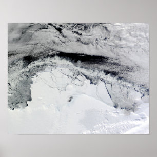 Pôster Prateleira de gelo de Shackleton, a Antártica