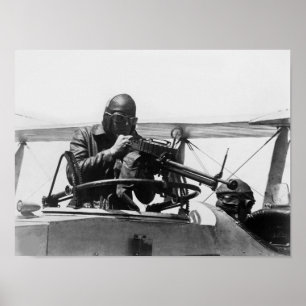 Poster Prática-alvo de armas aéreas - WW1