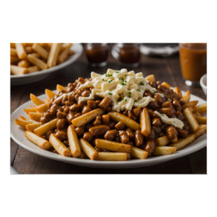 Pôster Prato de Poutine