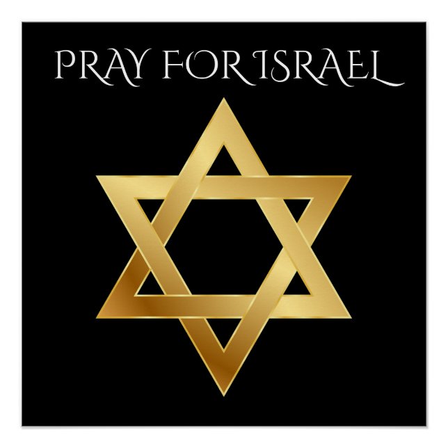 PÔSTER PRAY FOR ISRAEL (Frente)