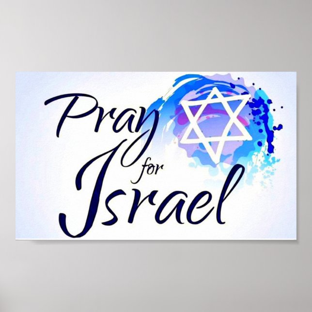 Poster Pray-For-Isreal_ (Frente)