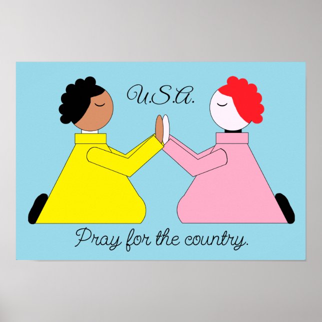 Poster Pray for the Country (Frente)