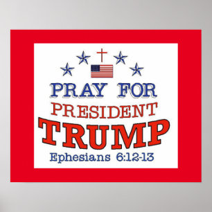 POSTER PRAY FOR TRUMP