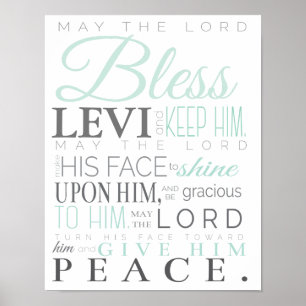 PÔSTER PRAYER FOR BABY BOY PRINT