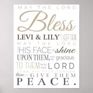 POSTER PRAYER FOR BABY TWINS