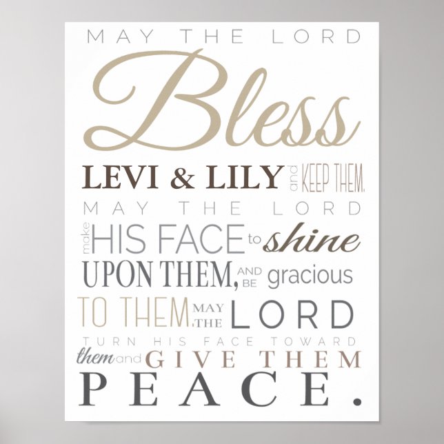 POSTER PRAYER FOR BABY TWINS (Frente)