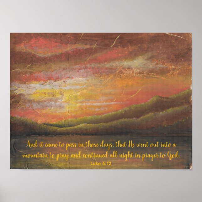 Poster Prayer in the Mountains (Frente)