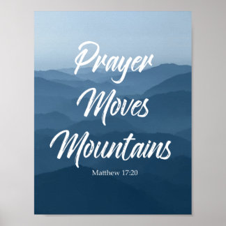 POSTER PRAYER MOVES MONTANHAS WALL ART