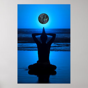 Pôster Praying para a terra