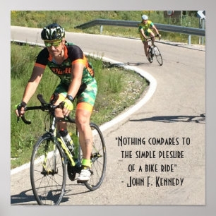 Pôster Prazeres de um passeio da bicicleta