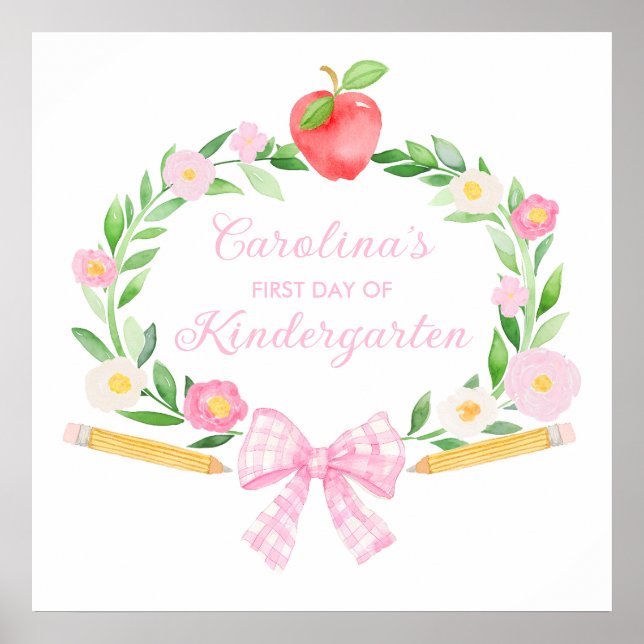 Poster Pré-disquete Personalizado Primeiro dia do Arco es (Frente)