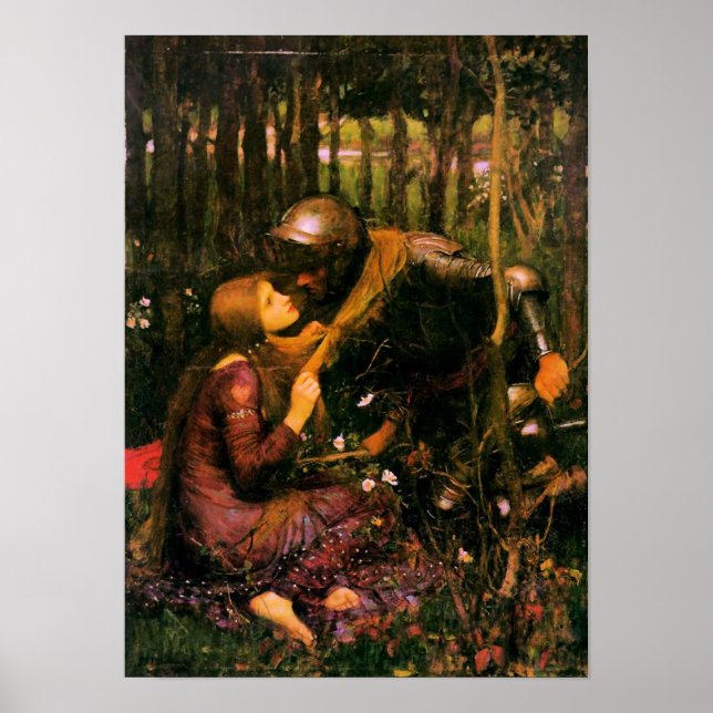 Poster Pré-Raphaelite Por John Waterhouse (Frente)